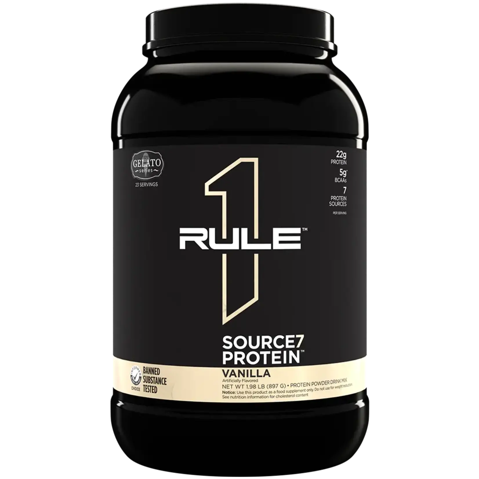 Rule 1 R1 Source7 2lb Vanilla Gelato