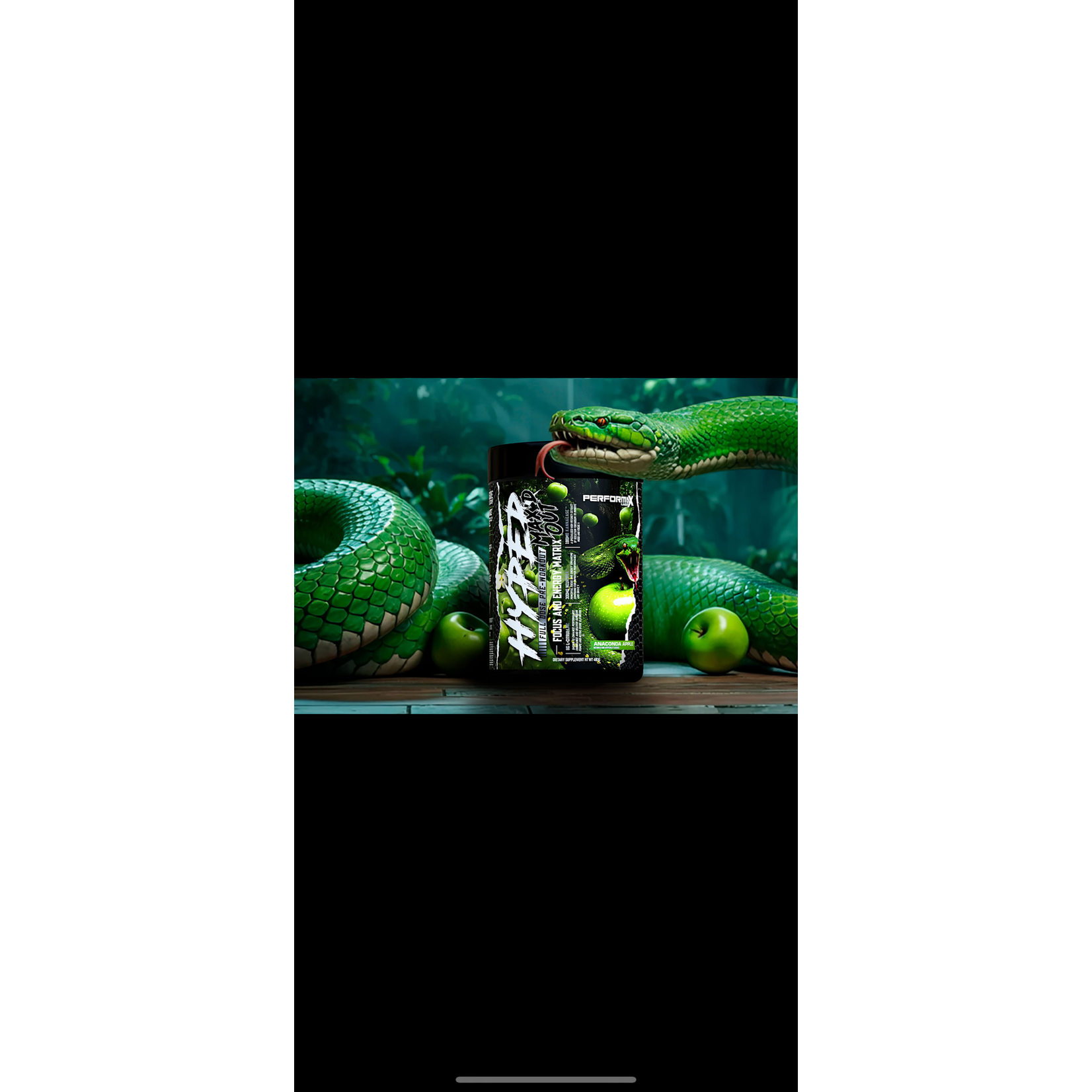 Performax Labs Hyper Max'd Out Anaconda Apple