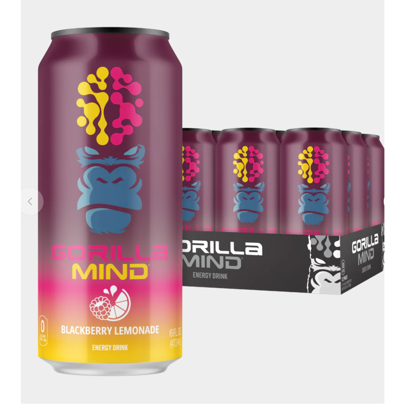 SportLife Gorilla Mind Energy RTD Blackberry Lemonade