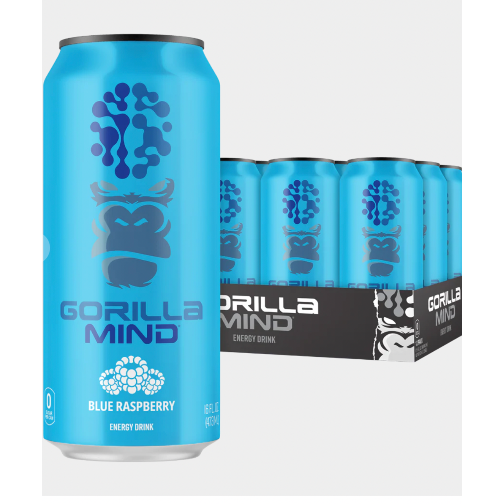 SportLife Gorilla Mind Energy RTD Blue Raspberry