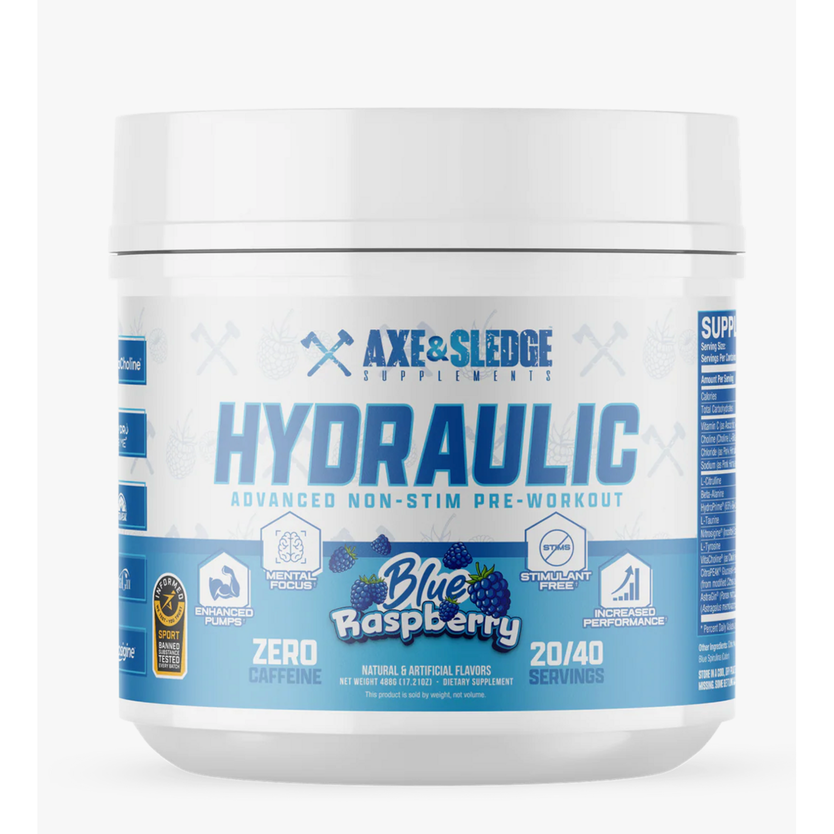 Axe and Sledge Hydraulic- Blue Raspberry