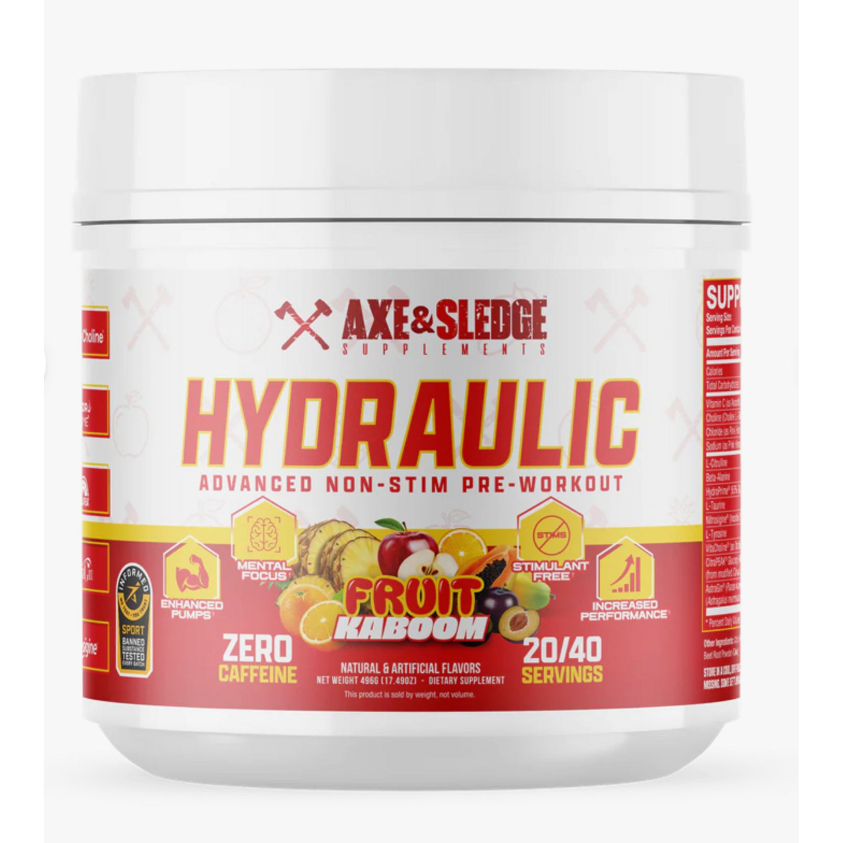 Axe and Sledge Hydraulic- Fruit Kaboom