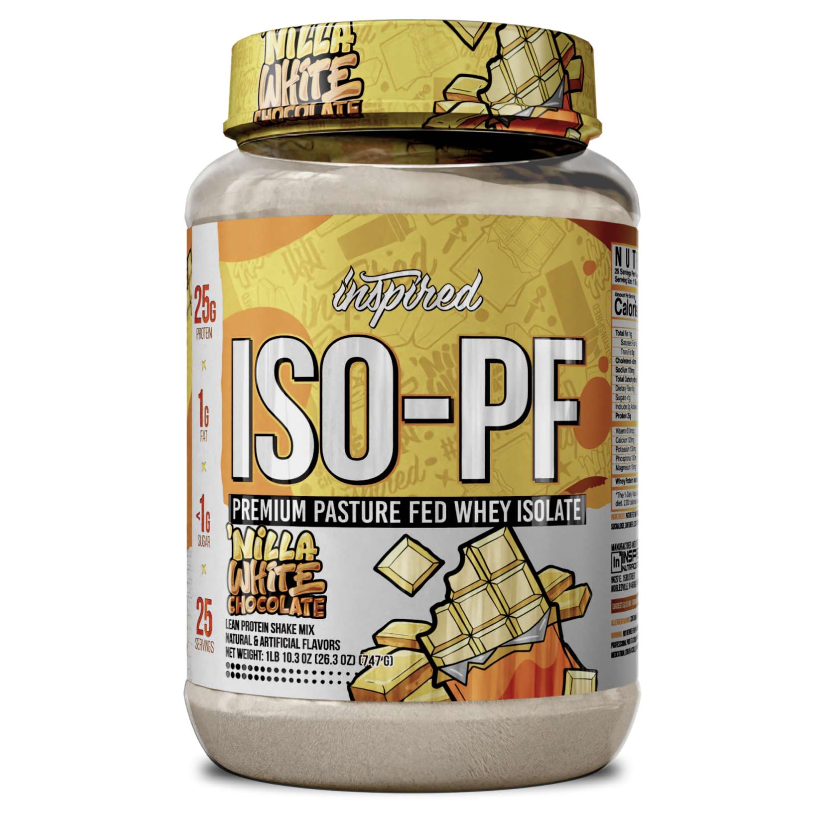 Inspired Nutraceuticals ISO-PF 2lb Protein