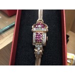 Godiva 14k w rubies dia