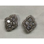 E0039CLP00 Lafonn Earrings Sterling Silver Simulated Diamonds