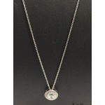 N0058CLP18 Lafonn Necklace Sterling Silver Simulated Diamonds