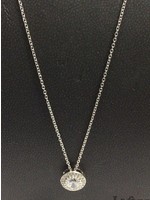N0058CLP18 Lafonn Necklace Sterling Silver Simulated Diamonds
