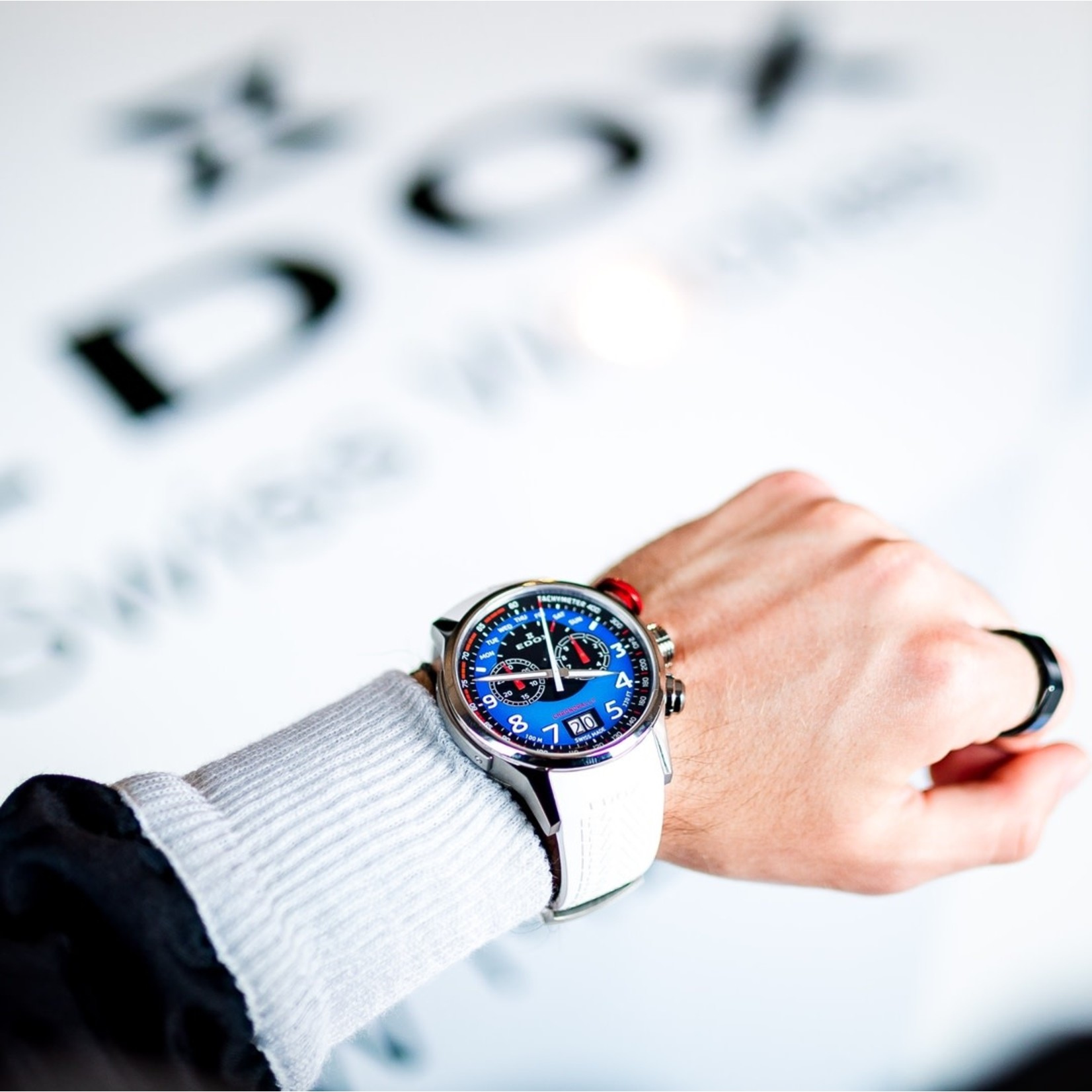 Edox 38001-TINR-BUDN CHRONORALLY x BMW