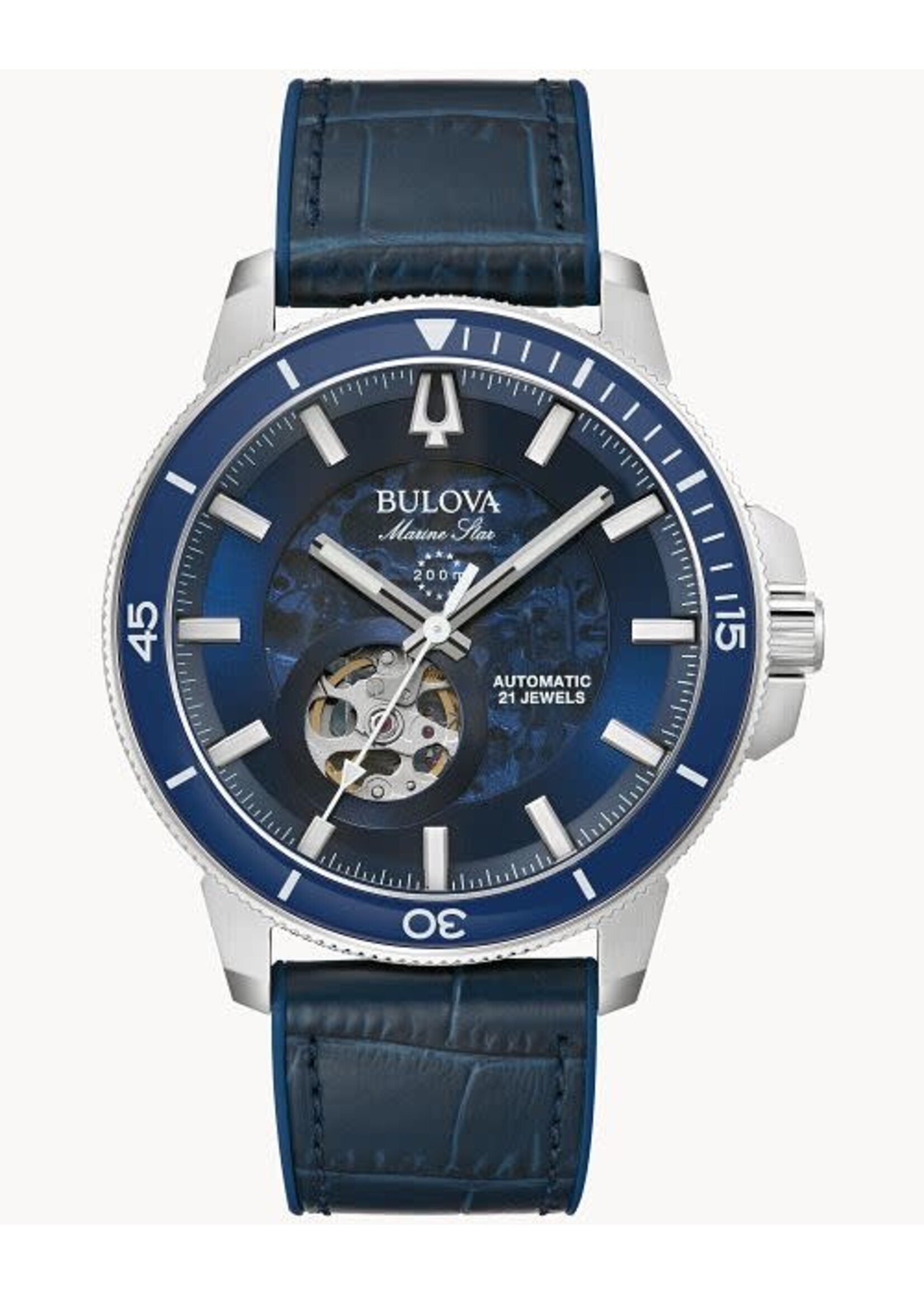 Bulova 96A291 Automatic Marine Blue Dial