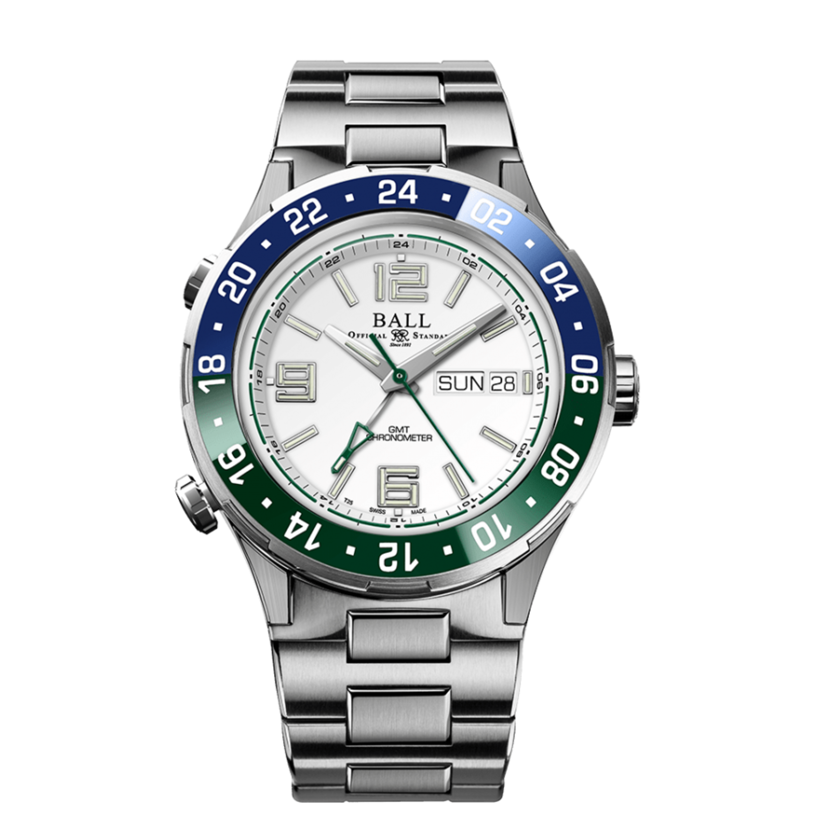 Ball DG3030B-S9CJ-WH Roadmaster Marine GMT - Limited Edition