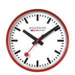 Mondaine A990.11SBC RED Mondaine Clock