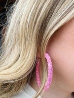 Bloom and Company Pink Darling Ear Candy Hoops
