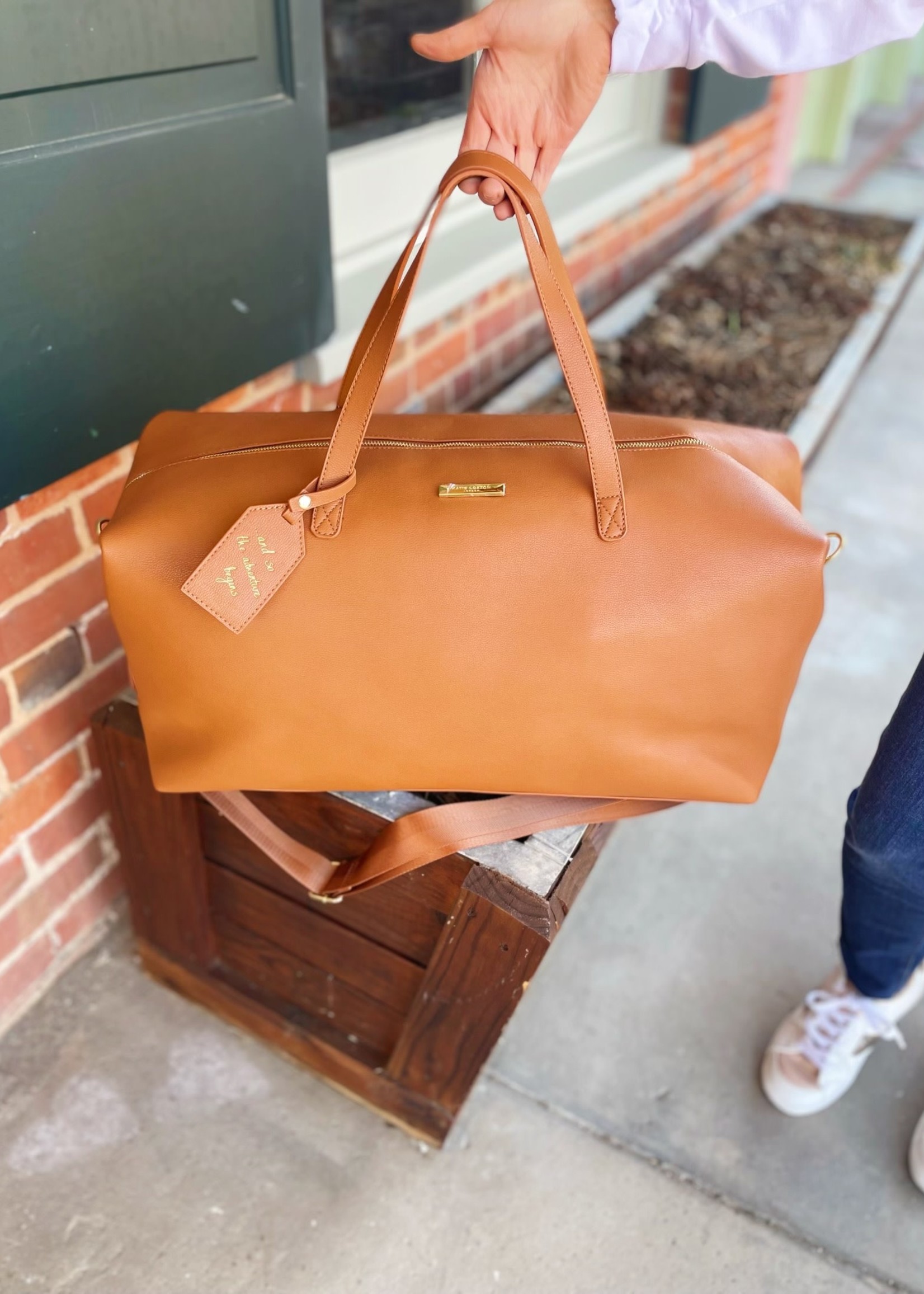 Bloom and Company Katie Loxton Camel London Weekender
