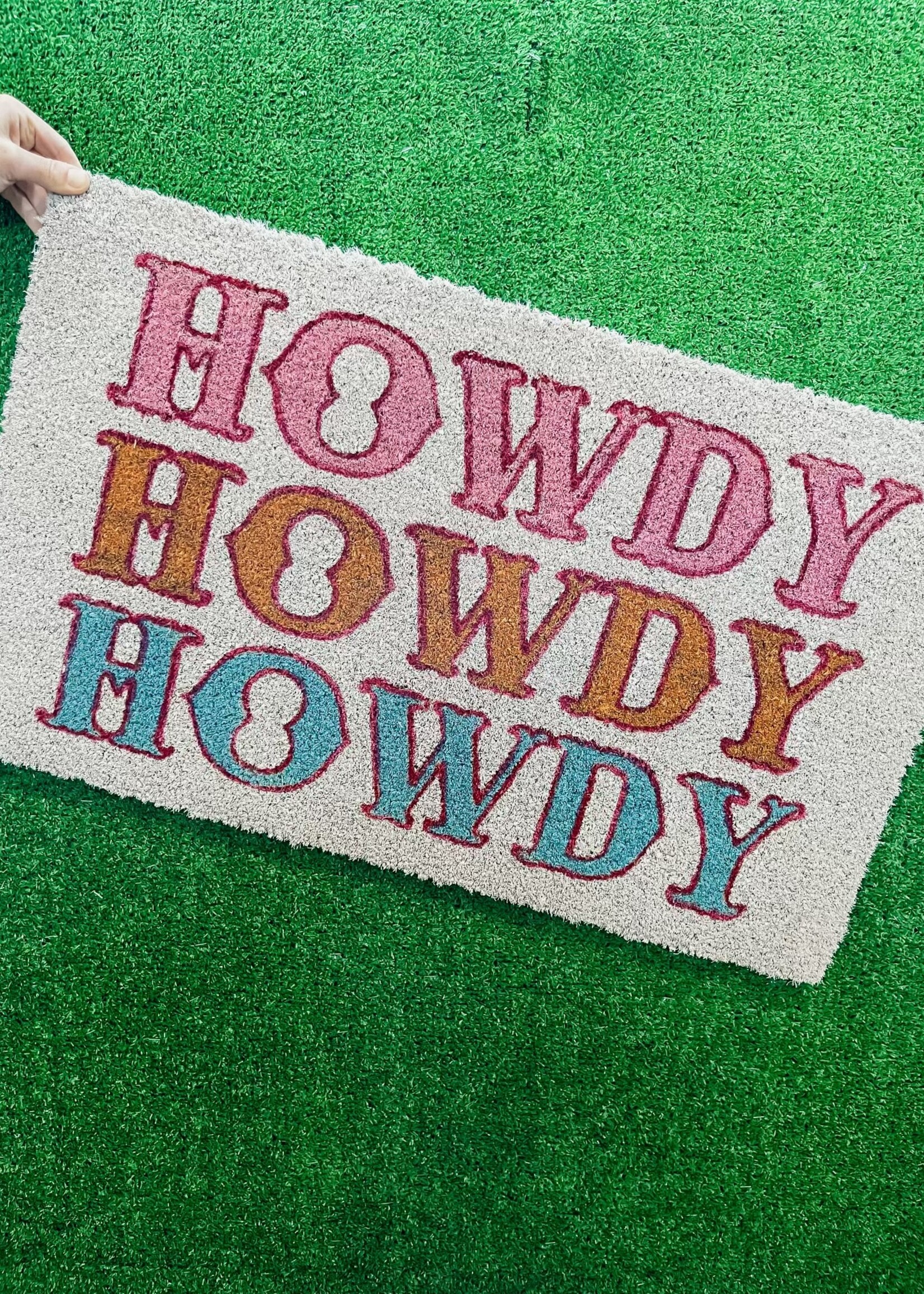 Bloom and Company Howdy Friends Royal Standard Door Mat
