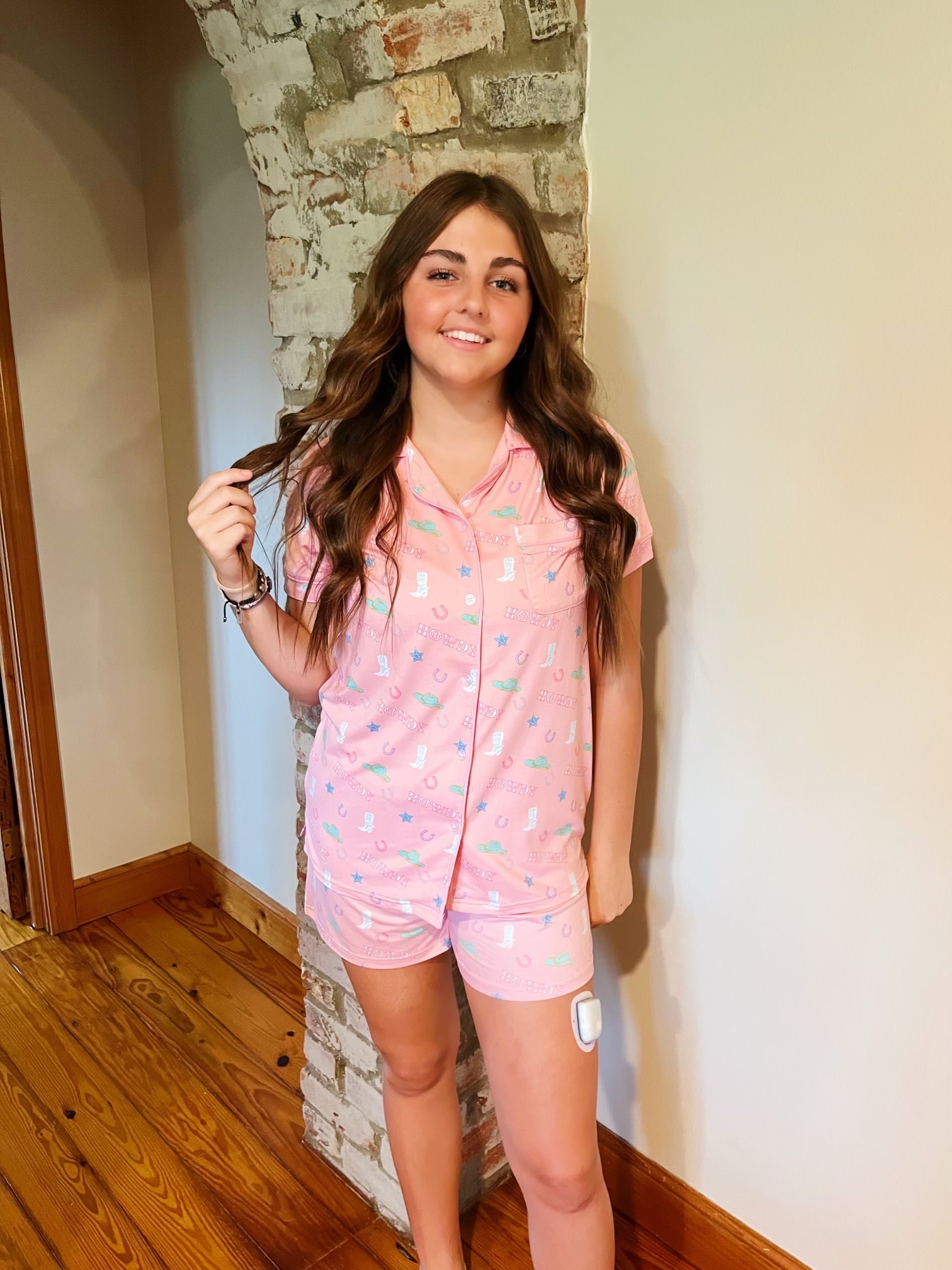 Howdy Short Sleeve Pajama Set - Bloom and Company