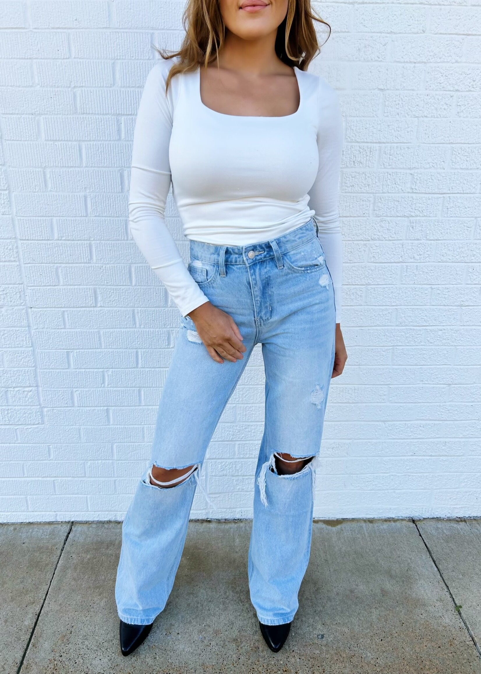 Bloom and Company Sunny 90s Vintage Flare Jeans