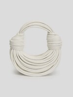 Bloom and Company White Double Knot Purse