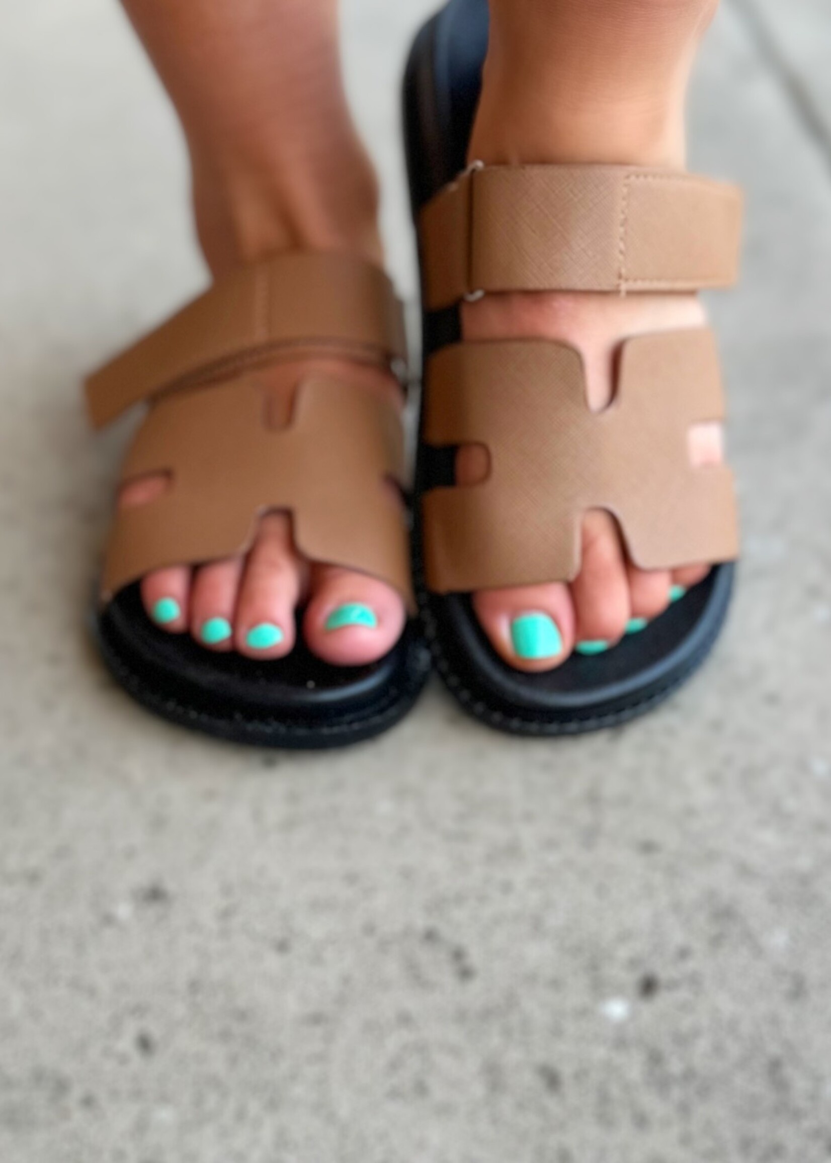 Bloom and Company Tan Ayo Sandals
