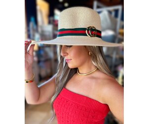 Red beach hat deals