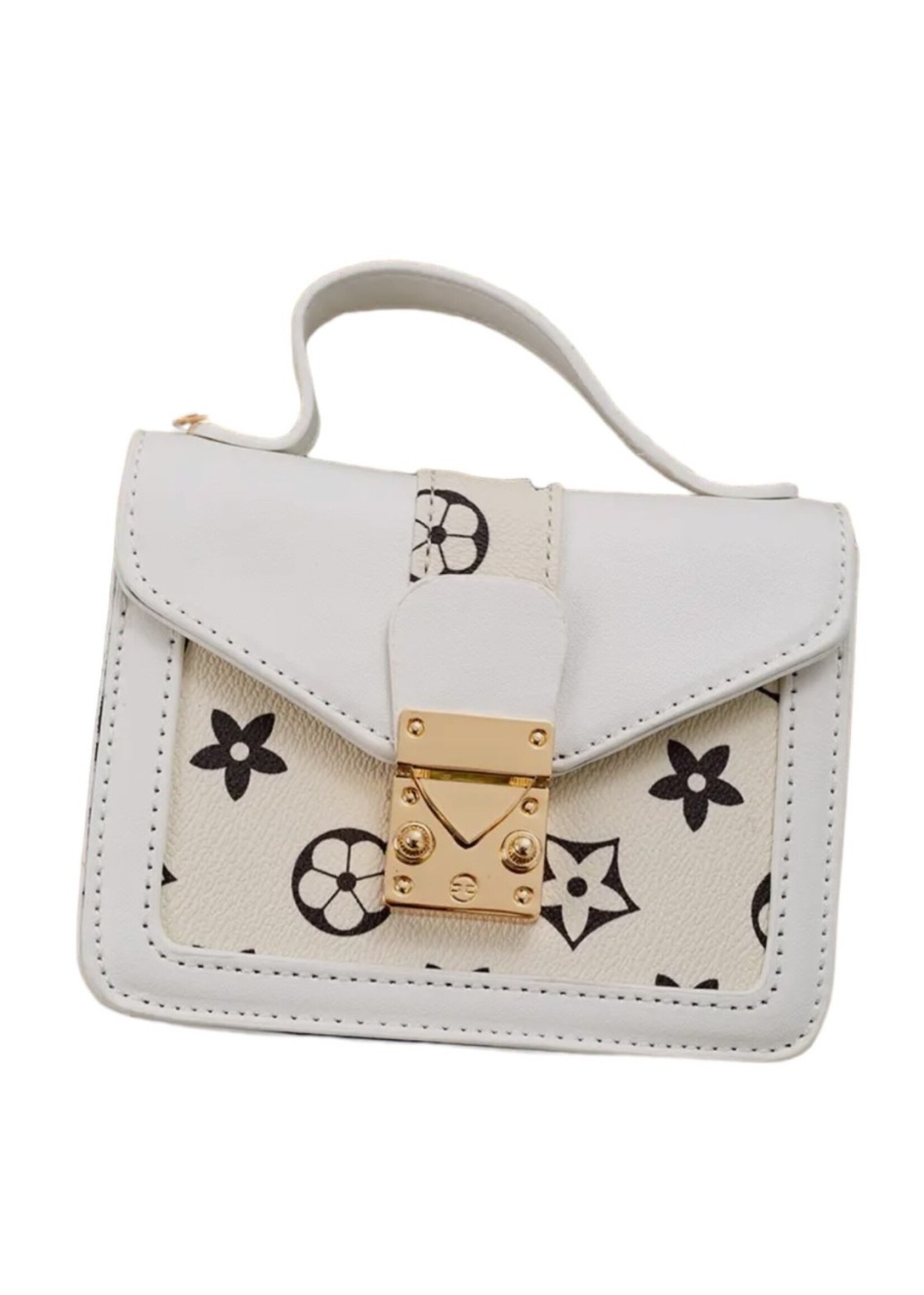 Bloom and Company White/Cream Inspired Mini Handbag