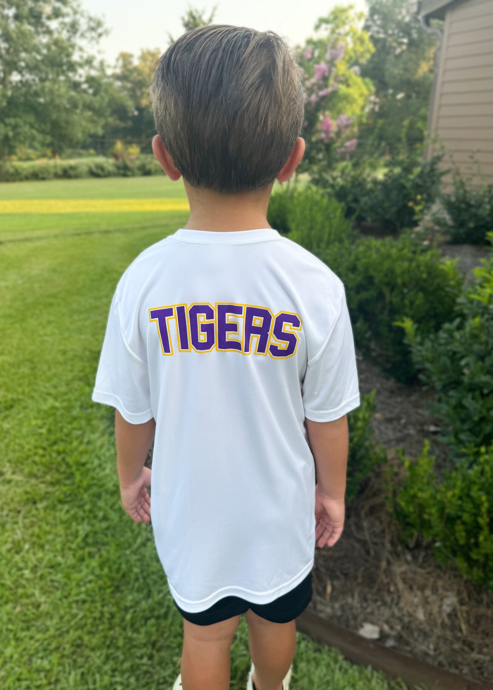Bloom and Company White Dri Fit Tiger T-Shirt