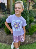 Bloom and Company Youth Lavender Wavy Tiger T-Shirt