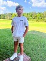 Bloom and Company White Dri Fit Saints Watercolor Football Player T-Shirt