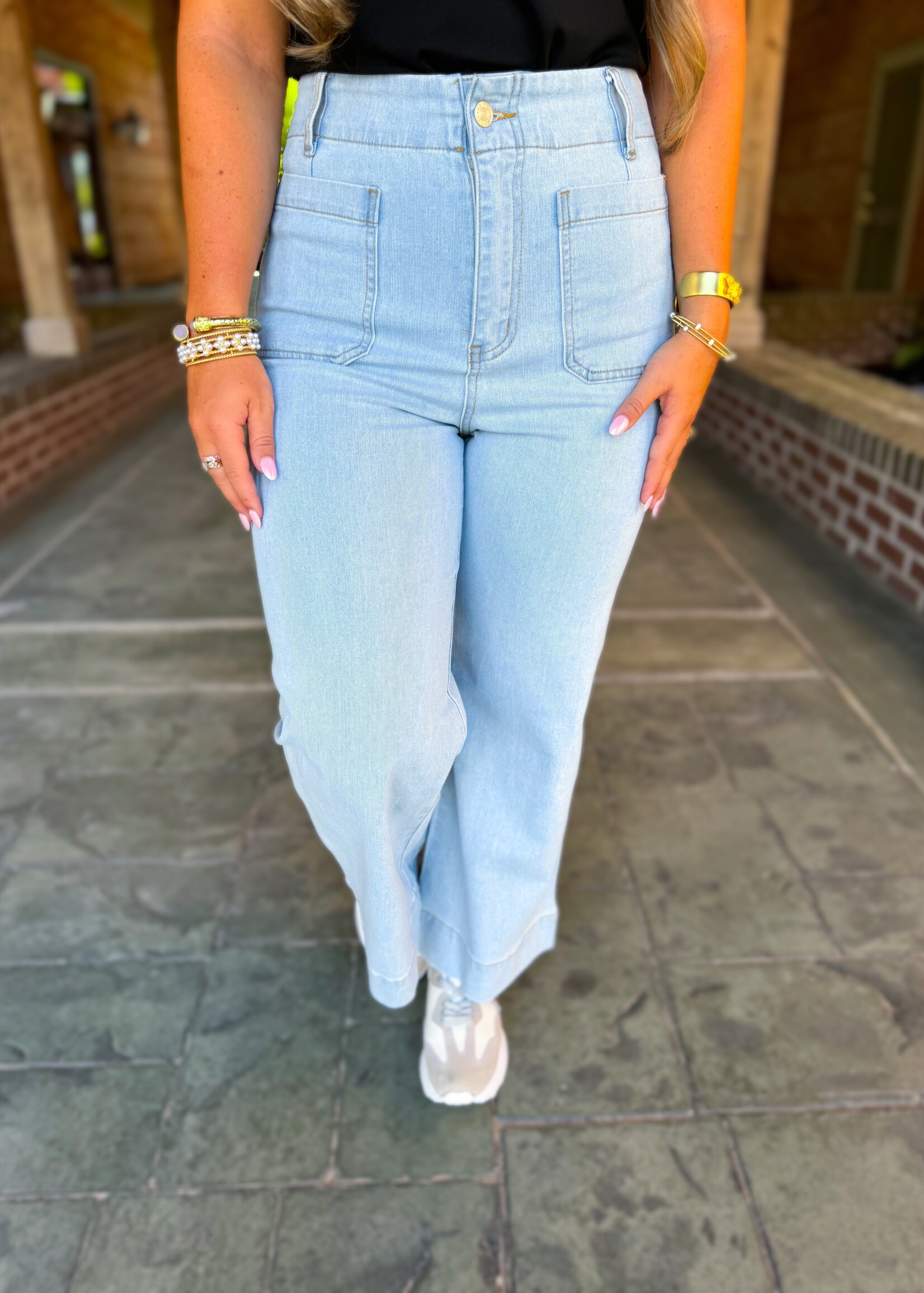 Bloom and Company Mineral Washed  Denim Jeans