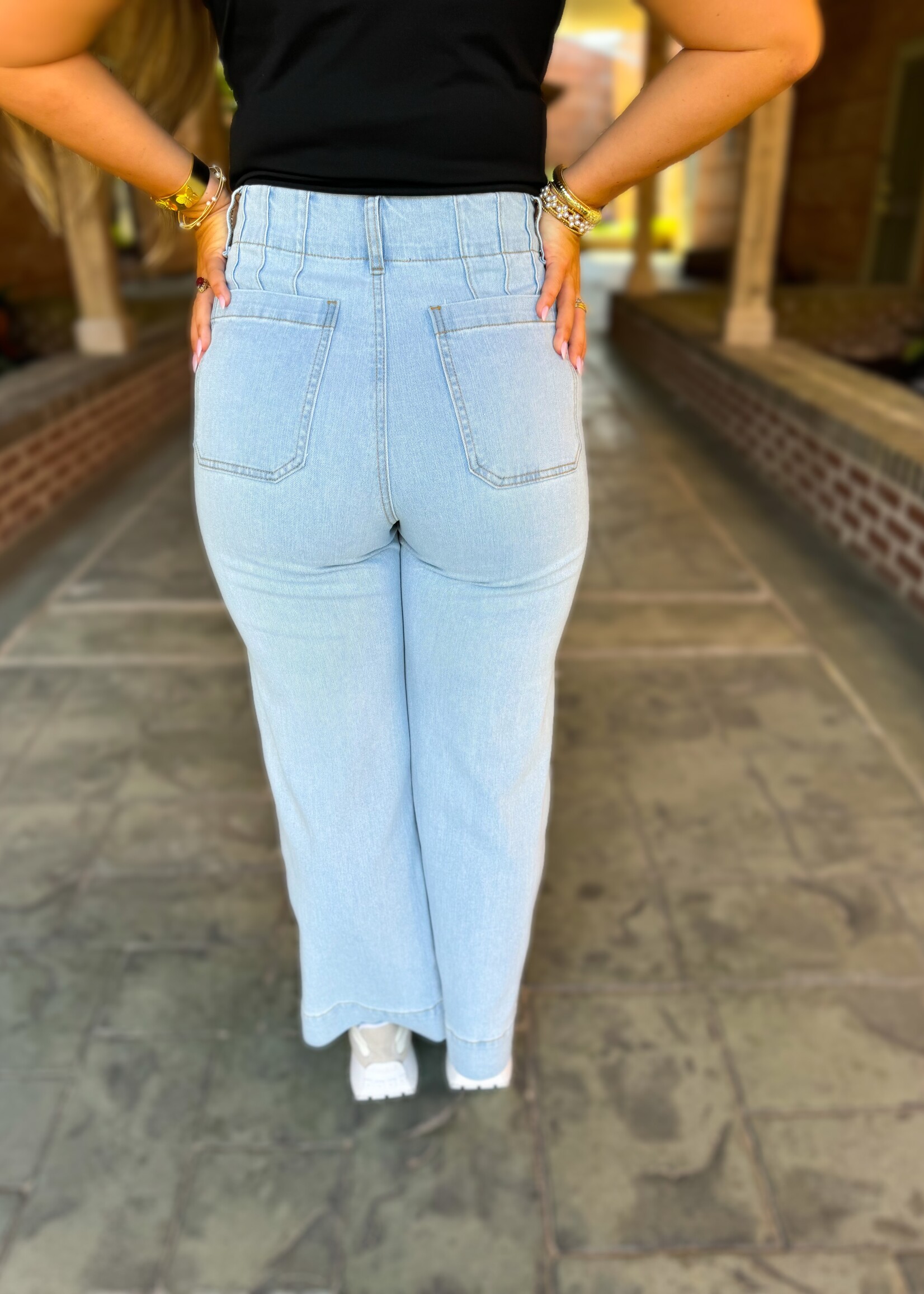 Bloom and Company Mineral Washed  Denim Jeans
