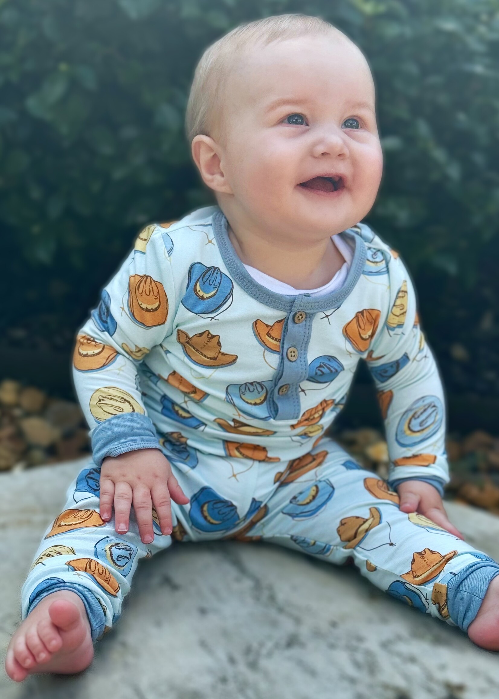 Bloom and Company Little Boys Cowboy Bamboo Pjs