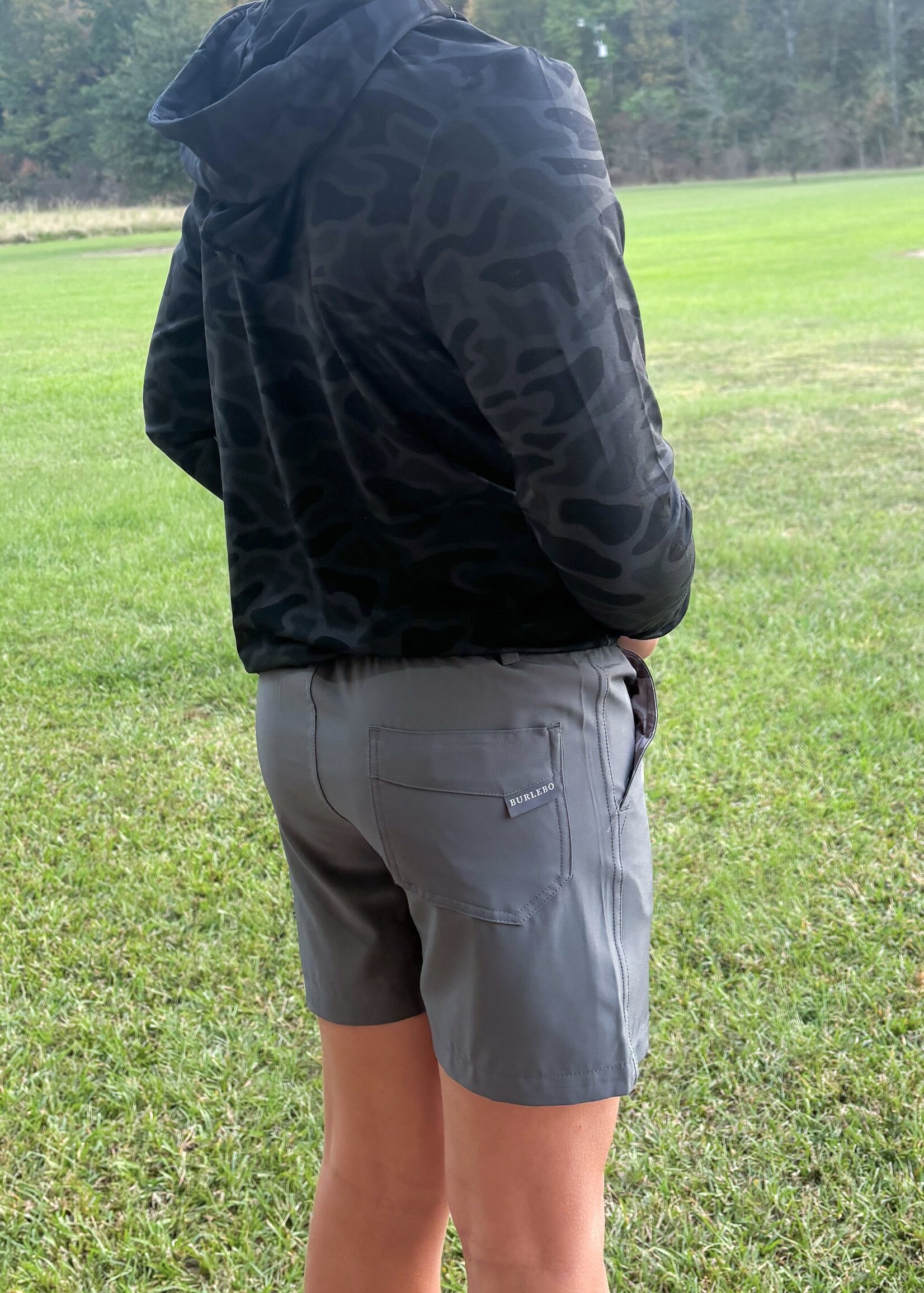 Bloom and Company Burlebo Youth Everyday Shorts River Rock Grey