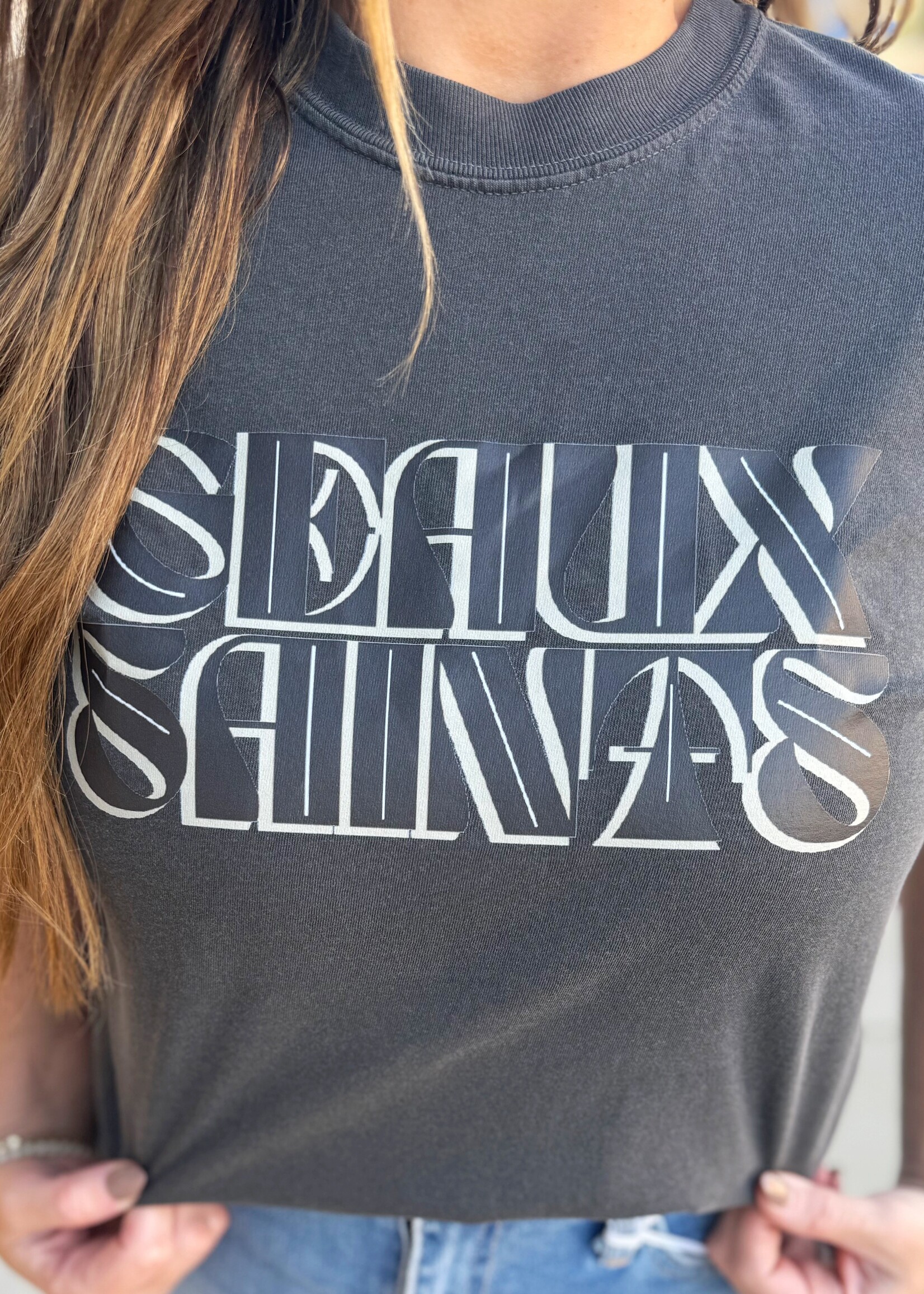 Bloom and Company Geaux Saints Pepper Tee