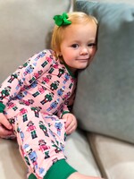 Bloom and Company Kid's Nutcracker March Long Sleeve PJs Pink