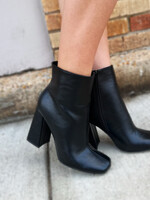 Bloom and Company Black High Heel Bootie