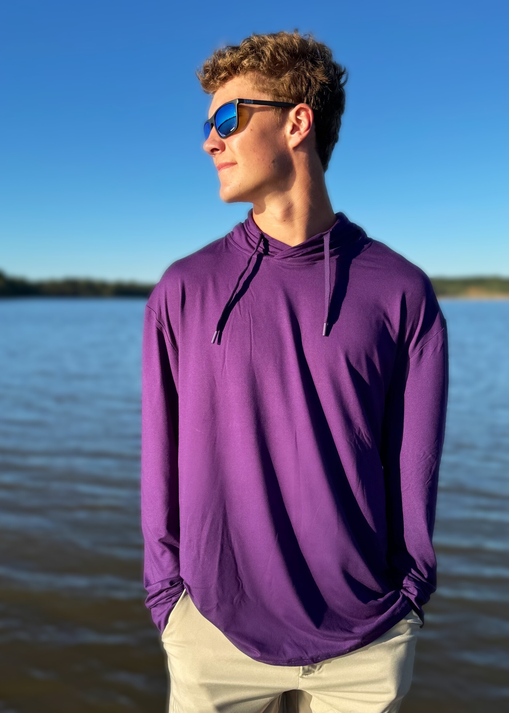 Bloom and Company Burlebo Purple Performance Hoodie