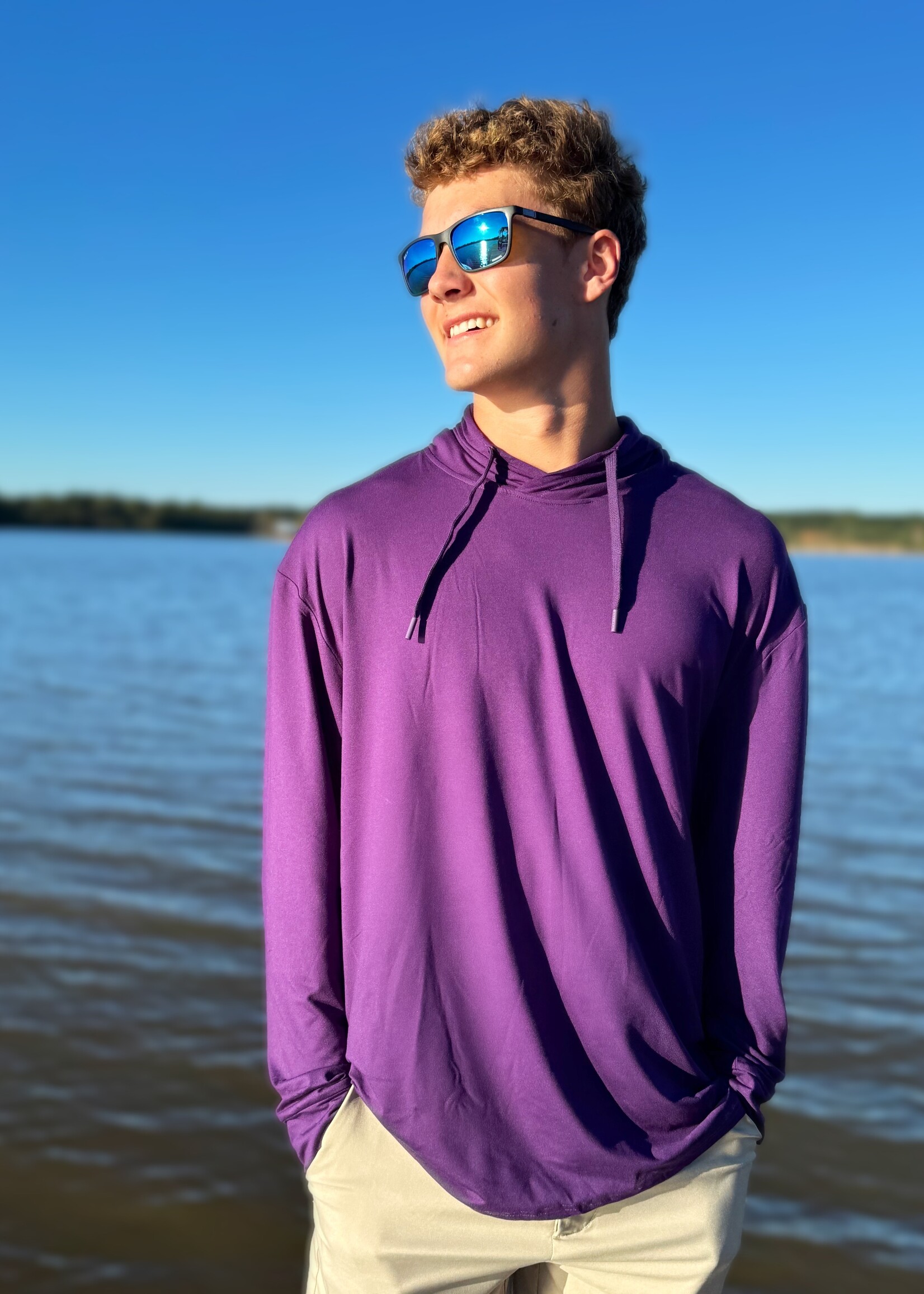 Bloom and Company Burlebo Purple Performance Hoodie
