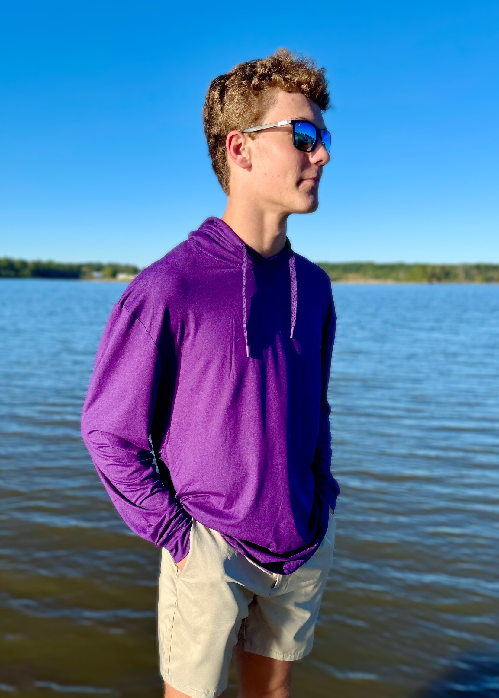Bloom and Company Burlebo Purple Performance Hoodie