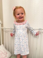 Bloom and Company Kids Light Blue Bow Dress