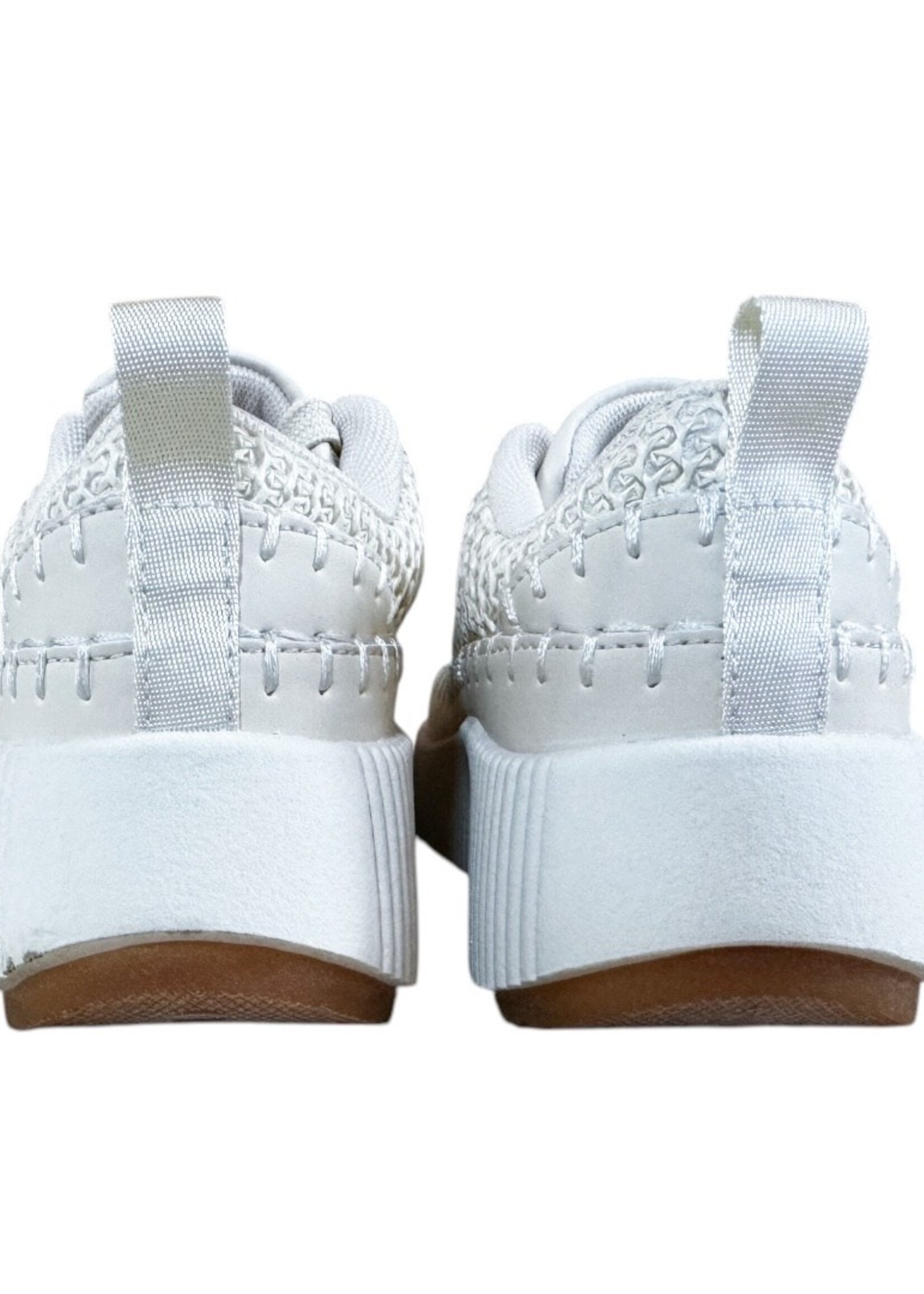 Bloom and Company Beige Kids Lace Sneaker