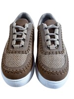 Bloom and Company Girl's Taupe Lace Up Sneaker
