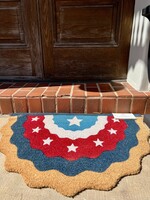 Bloom and Company Star Bunting Coir Doormat