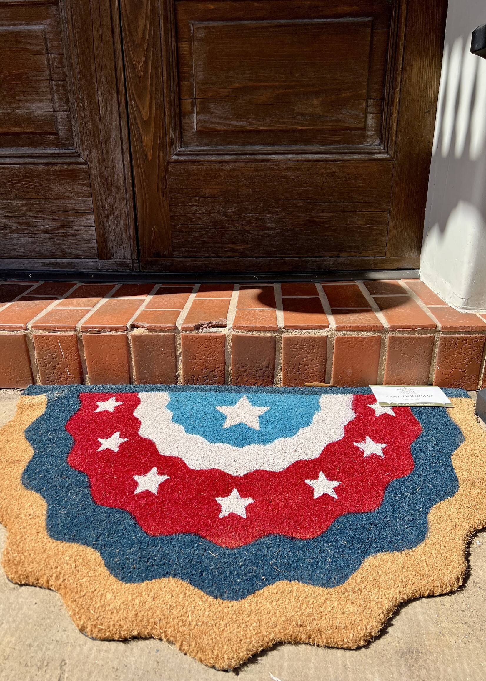Bloom and Company Star Bunting Coir Doormat
