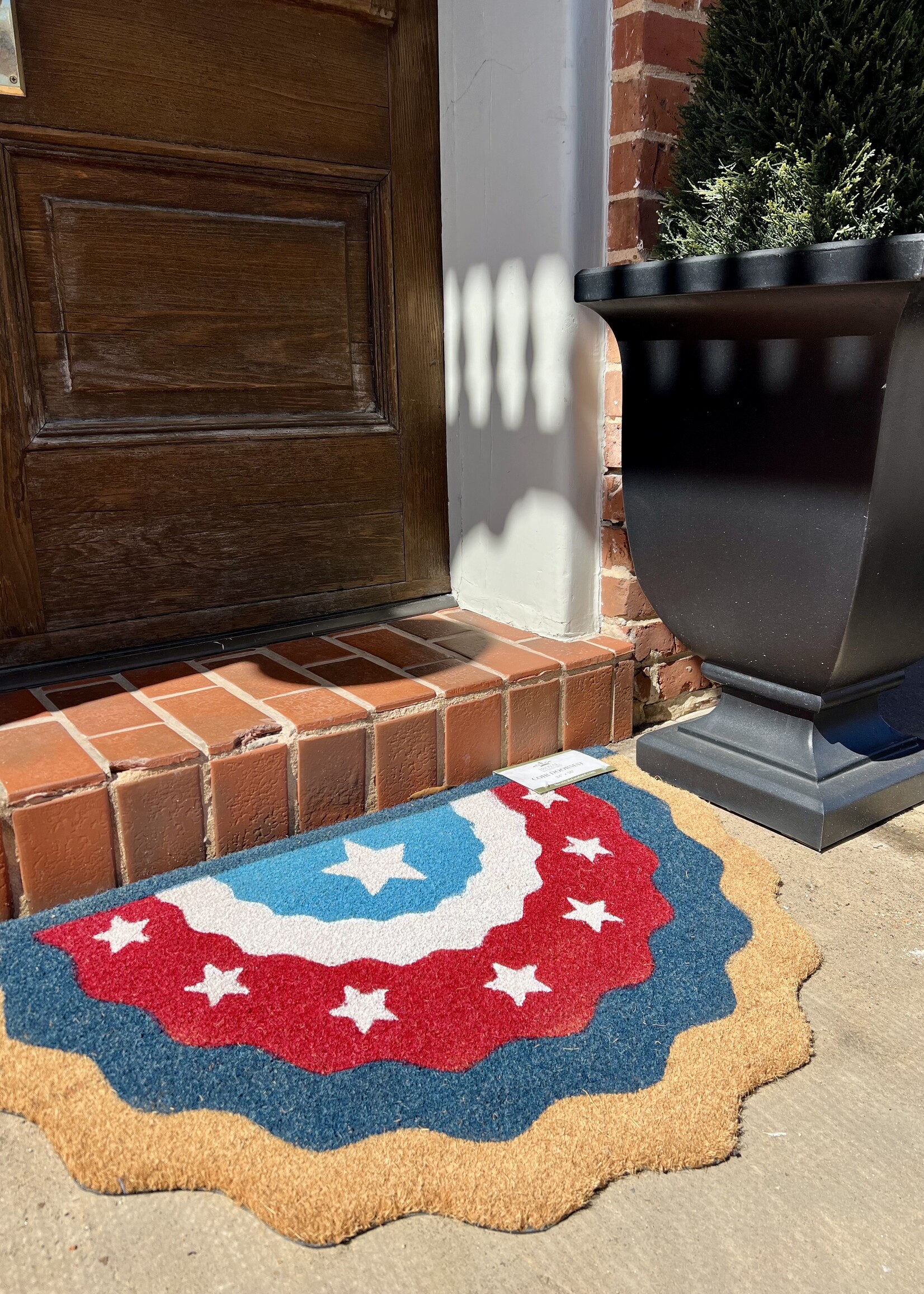Bloom and Company Star Bunting Coir Doormat