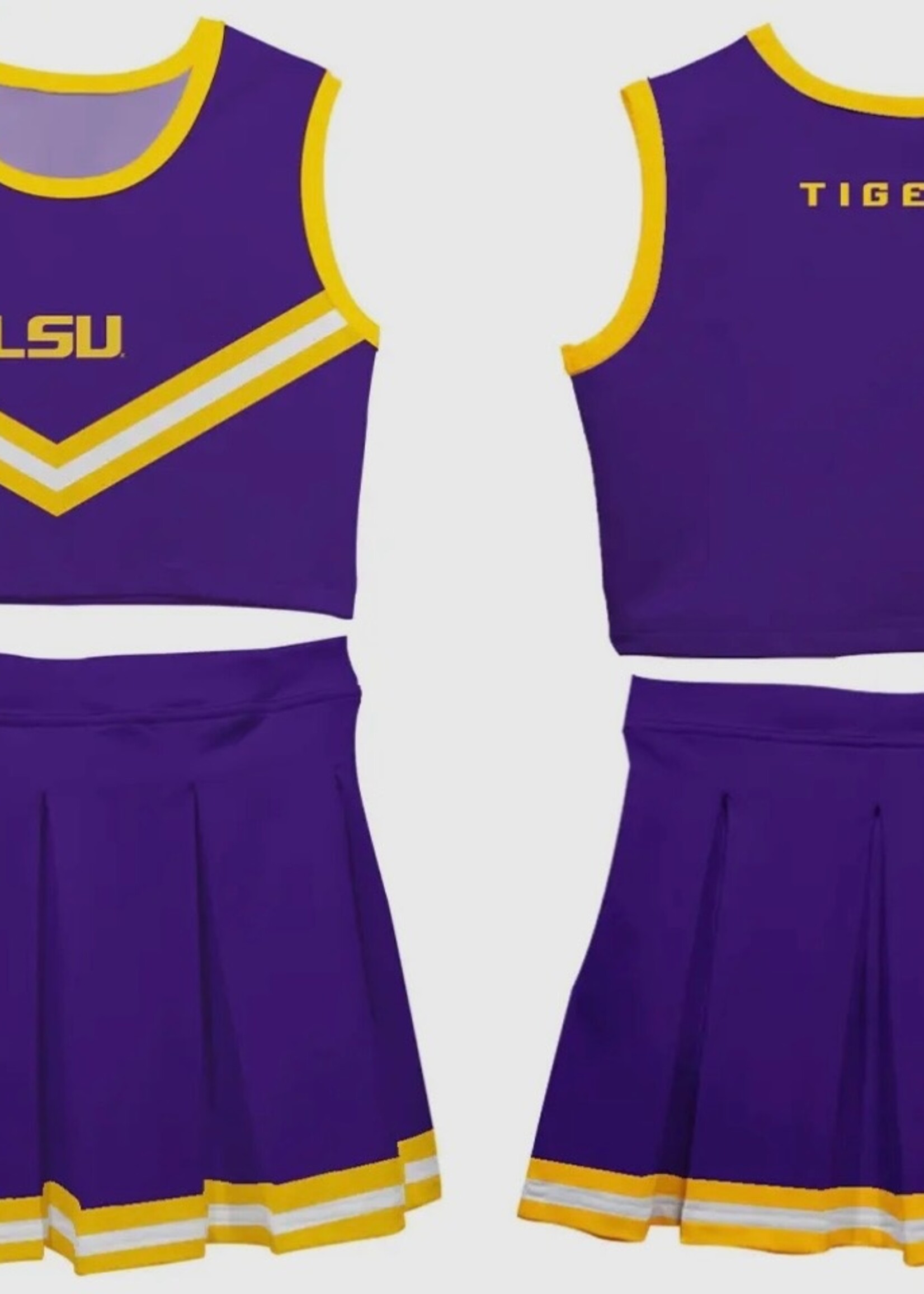 Bloom and Company Girls LSU Game Day Cheerleader Set