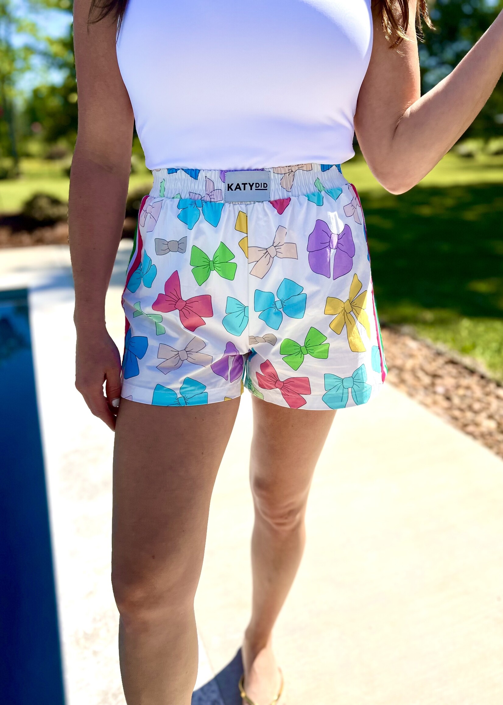 Bloom and Company Multicolored Bows Boxer Shorts