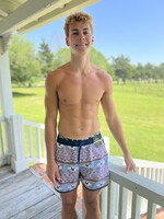 Bloom and Company Burlebo Aztec Duck Swim Trunks