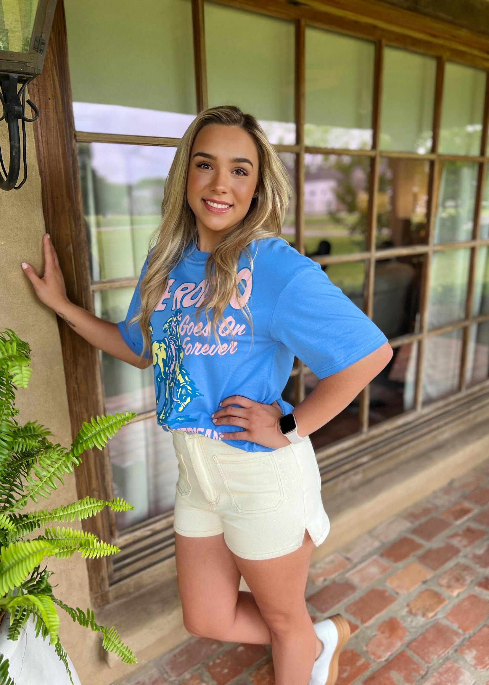 Bloom and Company Rodeo Western Short Sleeve Tee