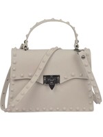 Bloom and Company Grey Studded Clutch