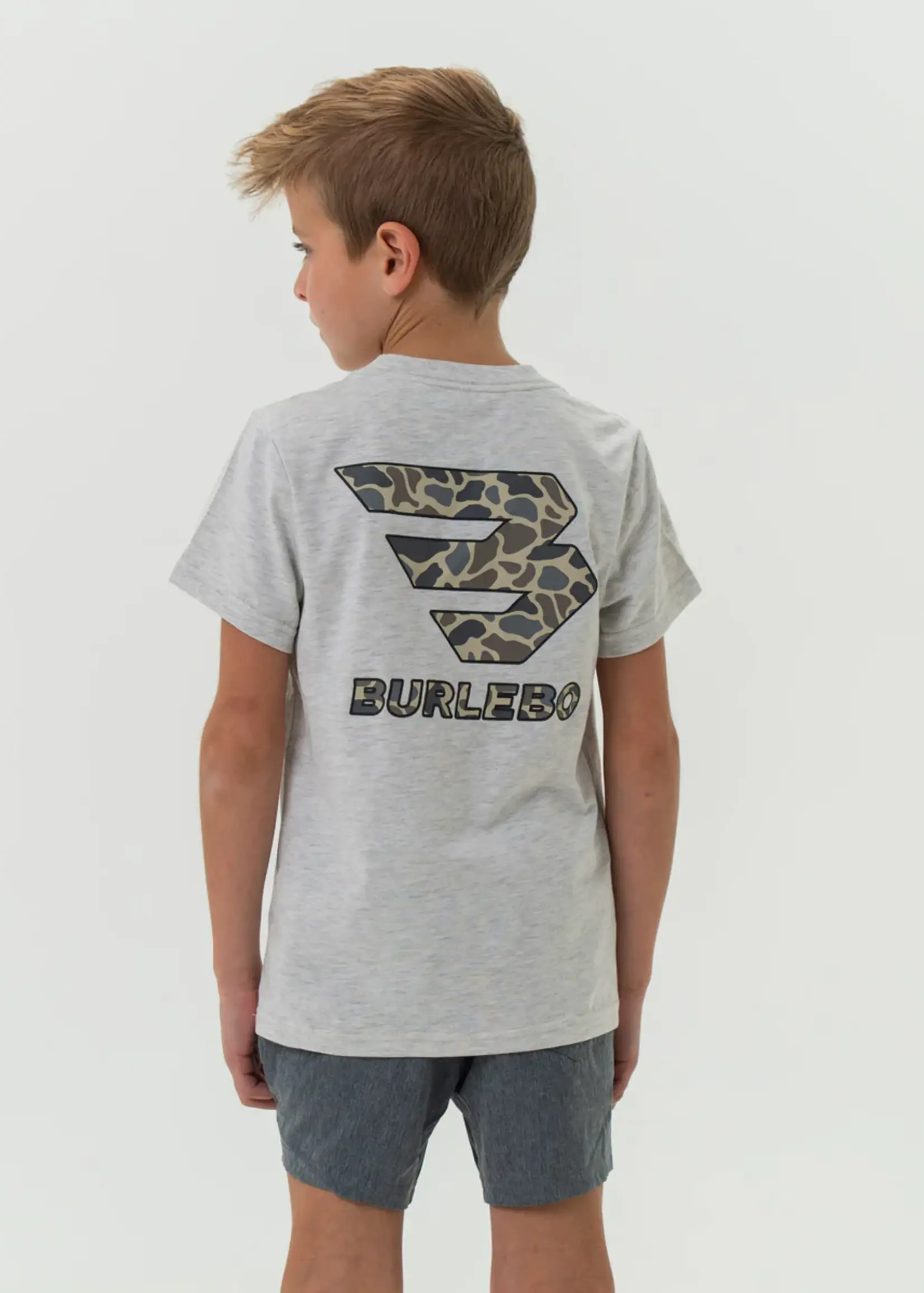 Bloom and Company Burlebo Youth Flying B Ash Grey Tee