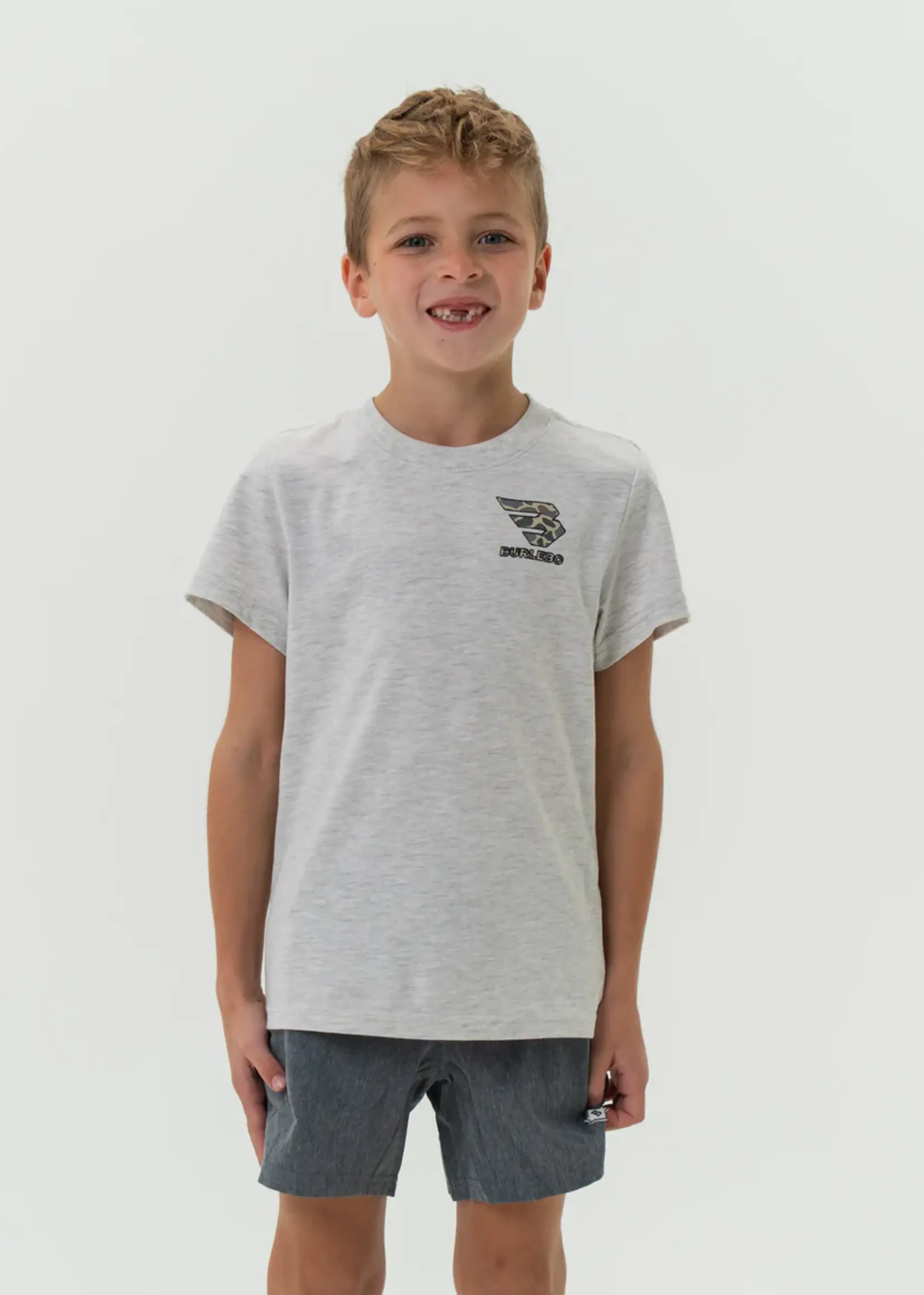 Bloom and Company Burlebo Youth Flying B Ash Grey Tee